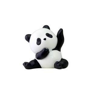 Panda Figurine Resin Craft Handmade Mini Animal Decor Home Desktop Gift - Product Image 5
