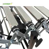 Convoyeur à rouleaux carré résistant à la chaleur LIANGZO, nouveau modèle ODM, avec moteur pour usine de fabrication et manutention de sacs de riz