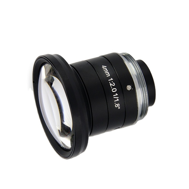 For Machine Vision Camera BT Industrial Wide Angle C-mount Lenses 4mm 1/1.8" 5MP Manual Fixed Focus FA Lens