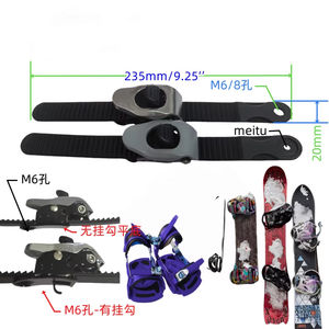 Accessoire de fixation pour snowboard, boucles de ceinture automatiques en plastique, faciles à ajuster - Product Image 3