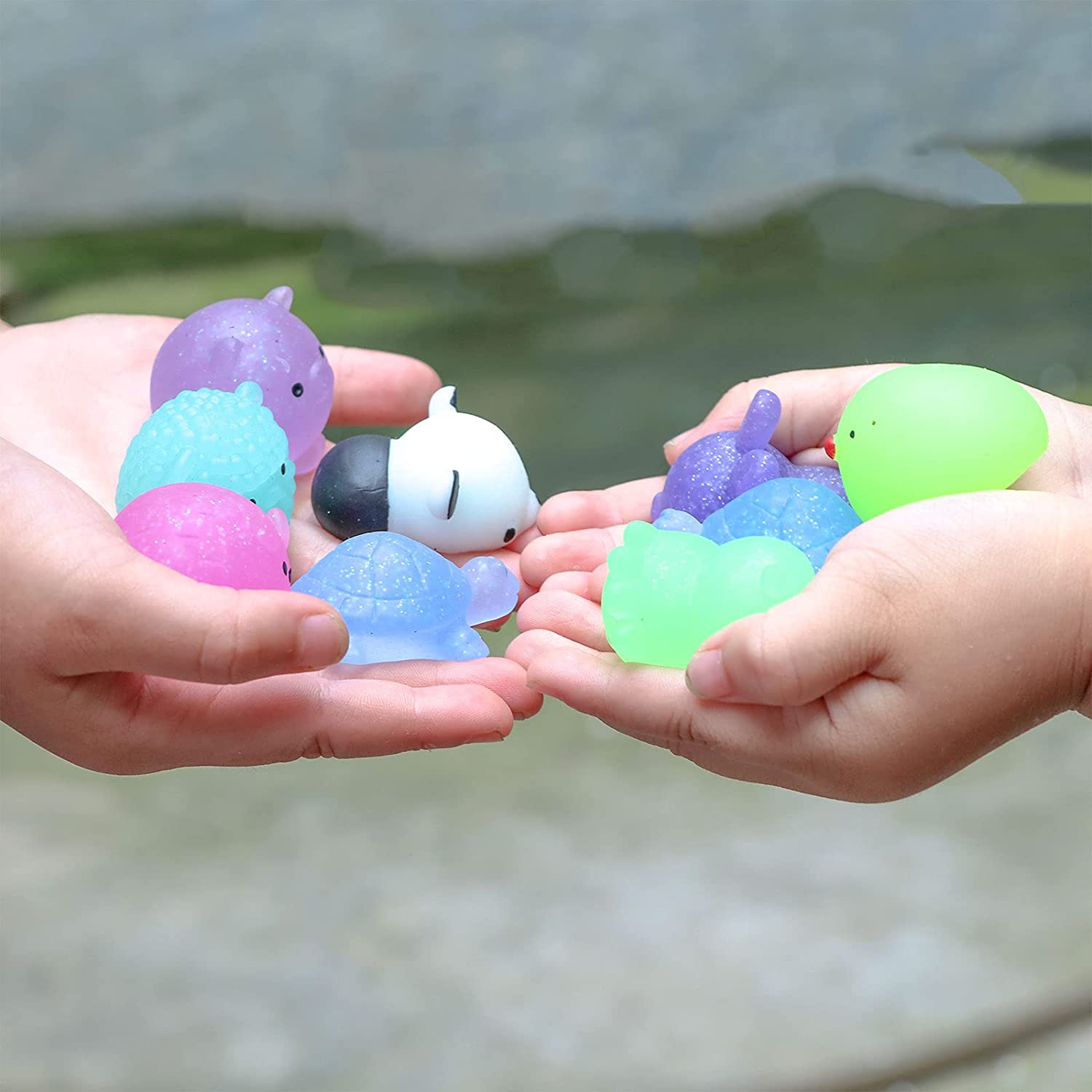 Generation Glitter Mochi Squishy Toy Bear Easter Egg Fillers