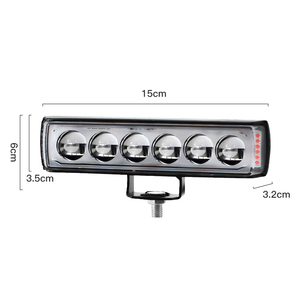 6色<span class=keywords><strong>LED</strong></span>フォグライト車用トラックトラクター & オートバイ新状態スプラッシュライトレッドブルーフラッシュスポットライトドライビングライト - Product Image 2