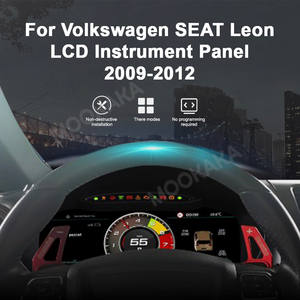 Panel de Instrumentos Digital LCD Mookaka de 12.3 Pulgadas para Volkswagen <span class=keywords><strong>SEAT</strong></span> <span class=keywords><strong>Leon</strong></span> 2009-2012, Velocímetro con Sistema Linux, Conexión y Uso Inmediatos - Product Image 2
