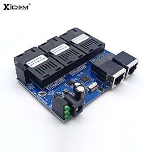 ตัวแปลงสื่อไฟเบอร์ออปติก XICOM 3 พอร์ตออปติคอล 2 พอร์ตไฟฟ้า 100Mbps โหมดเดี่ยว พอร์ต SC ระยะส่ง 25 กม. - Product Image 2