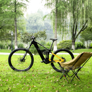 Vélo de montagne électrique à suspension, moteur central 250W 750W, 12 vitesses, batterie au lithium, cadre en fibre de carbone EAM-2 - Product Image 1