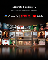 Projecteur laser triple 4K XGIMI Elfin Flip, 1600 lumens ISO vision jour, Google TV Netflix, zoom optique, Harman Kardon.