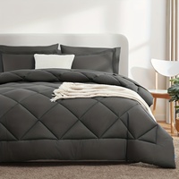 Ensemble de literie matelassée de luxe 2/3 pièces, doux, chaud et respirant, housse de couette pour toutes les saisons, ensembles de couettes pour la maison