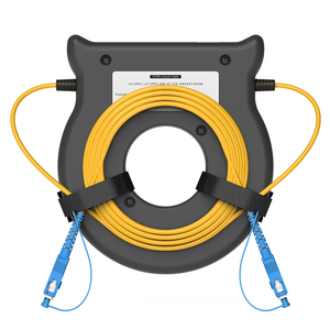 Réflectomètre optique à <span class=keywords><strong>domaine</strong></span> temporel Orientek TFLC-2 (OTDR) avec boîte de lancement de fibre et étui de rangement pour adaptateurs SC UPC APC et anneaux de fibre - Product Image 1