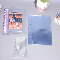 Pochettes photo A5 A6 A7 transparentes en PVC, enveloppes à monnaie, pochette à 1 compartiment, pour classeur à feuilles mobiles, journal, album photo de voyage, pochette transparente pour cartes