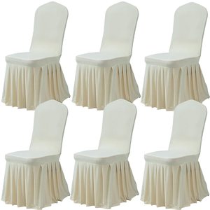 Copertura della sedia di nozze tinta in poliestere riutilizzabile all'ingrosso 45-55cm <span class=keywords><strong>per</strong></span> hotel ed eventi - Product Image 1