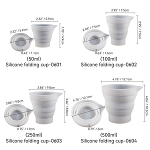 100ML recycelbarer Silikon-Messbecher für die Herstellung von umwelt freundlichen und langlebigen Silikon-Export formen - Product Image 3