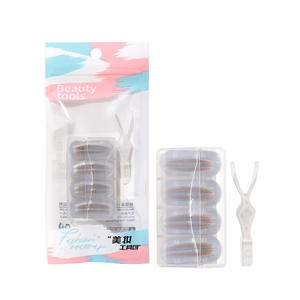 Cinta Adhesiva para Párpados Dobles Lmltop A1058, Forma de Oliva, Ancha, Invisible, de Fibra, para un Aspecto Natural, 100 Pares por Paquete - Product Image 3