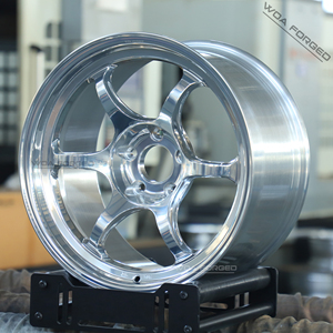Jantes sportives légères forgées en chrome poli <span class=keywords><strong>Adva</strong></span> Racing R6 à bord profond, forgées pour BMW Nissan Gtr - Product Image 3