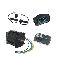 Kit de conversion de moteur central QS MOTOR180 90H 8000W 72V avec encodeur neuf et contrôleur Fardriver ND72890