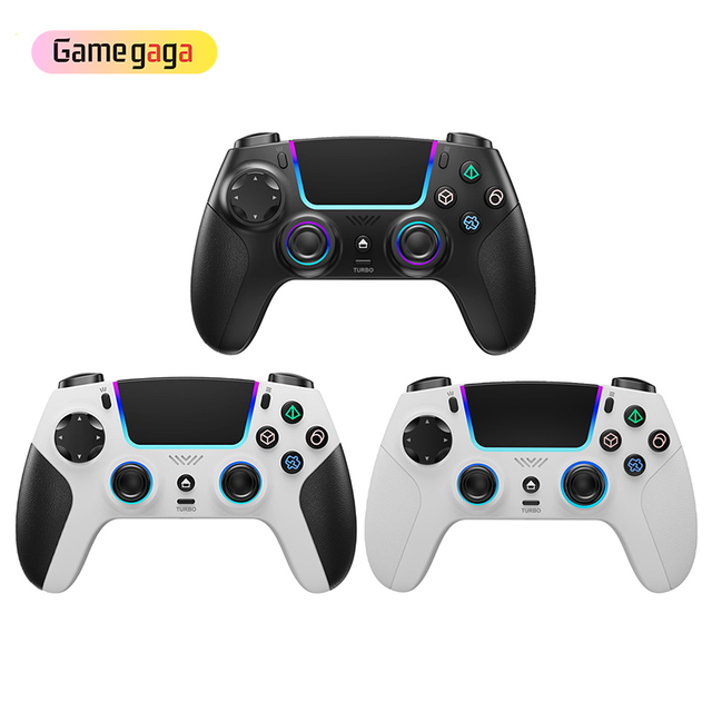 Gamegaga SZ-5005B Wireless Gamepad for P5 6-Axis Gyro Dual Asymmetric Vibration Motors 7-Color RGB Lighting Adjustable Joystick
