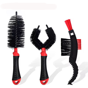 RIDERACE <span class=keywords><strong>Nettoyeur</strong></span> de chaîne de vélo Kit de brosses de nettoyage portable pour vélo <span class=keywords><strong>VTT</strong></span> Kit de lavage rapide Outils d'entretien pour vélos - Product Image 1