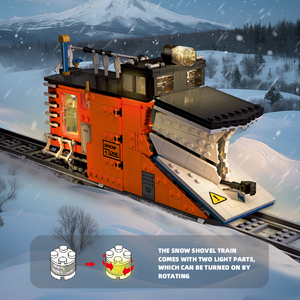Jie Star 59095 Nuevo <span class=keywords><strong>Tren</strong></span> Excavador MOC City con Locomotora LED, Bloques de Construcción de 945 Piezas, Juguetes de Modelismo para Niños - Product Image 4