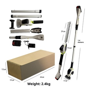 Taille-haie 3-en-1 pour haies hautes, <span class=keywords><strong>coupe</strong></span>-clôtures, sécateur, <span class=keywords><strong>coupe</strong></span>-herbe, désherbeur de pelouse sans fil, outil de jardinage électrique - Product Image 6