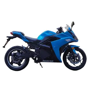 China fabricante rua legal adulto 3000 w e-bike elétrico com bateria de lítio corrida motocicletas