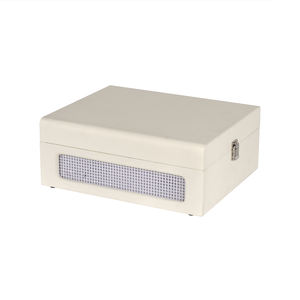 Tourne-disque <span class=keywords><strong>vinyle</strong></span> haut de gamme <span class=keywords><strong>Bluetooth</strong></span> avec enregistrement USB/SD, lecteur de disques vinyles blanc pour LP - Product Image 3