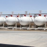 Réservoir d'éthane liquide GPL (gaz de pétrole liquéfié) série de stockage de transport réservoir d'azote liquide Lpg.semi-remorque réservoir de transport