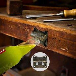 Abridor de Botellas de Cerveza y Vino de Pared, de Aleación de Zinc Metálica, Acabado en Latón Antiguo, Cobre y Níquel Negro, Venta al Por Mayor de Fábrica - Product Image 2