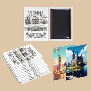 Magnete per Frigorifero Personalizzato in Carta e Metallo con Design Floreale, Forma Personalizzata - Regalo Souvenir da Tutto il <span class=keywords><strong>Mondo</strong></span> - Product Image 1