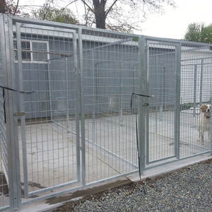 Paneles de Perrera de alambre soldado para interior/exterior galvanizado en caliente de alta resistencia con Fight Guards - Product Image 6