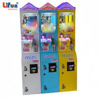 LIFUN Factory Mini borne d'arcade à monnayeur, machine à attraper les poupées, armoire à grue à griffes pour jouets avec distributeur de billets