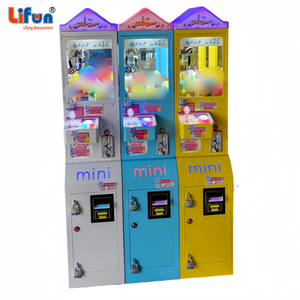 LIFUN Factory <span class=keywords><strong>Mini</strong></span> borne d'arcade à monnayeur, machine à attraper les poupées, armoire à grue à griffes pour jouets avec distributeur de billets - Product Image 1