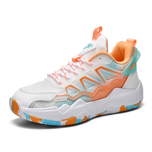 Chaussures de <span class=keywords><strong>basket</strong></span> décontractées en maille et <span class=keywords><strong>cuir</strong></span> microfibre, tige en KPU, semelle intermédiaire en EVA, style urbain coloré pour hommes, sport et usage quotidien - Product Image 3