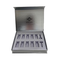 Boîte cadeau de luxe en carton pour bijoux avec doublure en éponge, personnalisable pour collier, bracelet, boucles d'oreilles, et emballage pour crème visage et cosmétiques