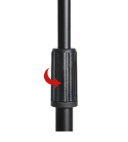 Performance professionnelle trépied microphone support clip micro micro studio avec boîte de couleur