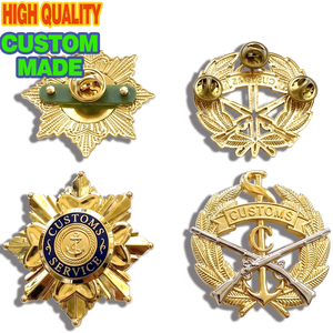 Distintivo Personalizzato in Metallo Pressofuso - Spille da Bavero Smaltate Placcate Oro Personalizzate per Organizzazioni, Eventi e Uniformi su Misura - Product Image 1