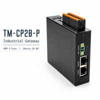 TM-CP2B-P Industrial Edge Gateway RK3506 DIN Rail RS485 CAN FD IoT Gateway untuk Otomasi Industri Pabrik Cerdas 4G LTE