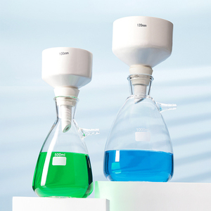 Kit de filtration sous vide en verre avec entonnoir Buchner en céramique 100 mm 120 mm, ensemble de filtres de laboratoire - Product Image 1