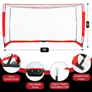 Portería <span class=keywords><strong>de</strong></span> Fútbol Portátil - <span class=keywords><strong>Red</strong></span> <span class=keywords><strong>de</strong></span> Fútbol con Marco <span class=keywords><strong>de</strong></span> <span class=keywords><strong>Arco</strong></span> y Bolsa <span class=keywords><strong>de</strong></span> Transporte - Disponible en 4 Tamaños 1 Portería + 1 Bolsa <span class=keywords><strong>de</strong></span> Transporte - Product Image 6