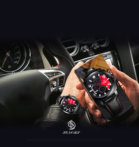 Montre à quartz pour homme <span class=keywords><strong>Yty</strong></span> SN015 avec cadran à aiguilles, fonction chronographe, résistance à l'eau 30M, style professionnel - Product Image 6