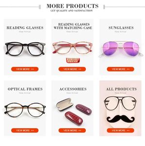 高品質老眼鏡卸売ファッションCEユニセックスメタルスプリングヒンジプラスチック眼鏡老眼鏡 - Product Image 5