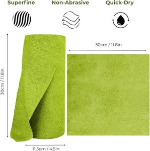 Strong Absorption Quick Dry Car Microfiber Cleaning Cloth <b>Roll</b> All-Purpose Kitchen & Household Use Car Wash Towel - Product Image 3
