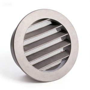 Rejilla de Ventilación Circular para Pared Exterior, Resistente a la Intemperie, de Aluminio Fundido, con Malla Antimosquitos, 100mm 150mm, para Conductos HVAC - Product Image 2