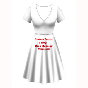 Robe décontractée à manches courtes pour femmes, imprimé tribal polynésien, ananas et fleurs, vêtements <span class=keywords><strong>sexy</strong></span> des îles d'Asie et du Pacifique - Product Image 5