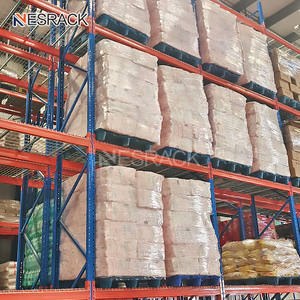 Công nghiệp kho Pallet lưu trữ Giá kim loại kệ bán buôn nóng bán hàng hóa số lượng lớn Pallet phong cách Kho Giá - Product Image 5