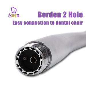 Alat genggam Dental kecepatan tinggi, Handpiece 3 cara semprot tombol tekan turbin putar kecepatan tinggi instrumen kedokteran gigi kepala standar 2 lubang - Product Image 6