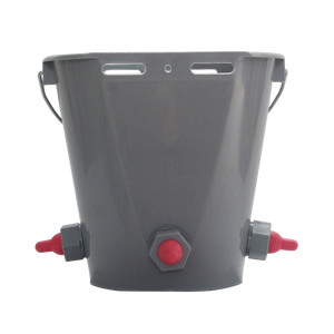 Secchio per l'alimentazione delle capre da 8 litri con <span class=keywords><strong>2</strong></span> tettarelle per attrezzature da allevamento lattiero-caseario - Product Image 2