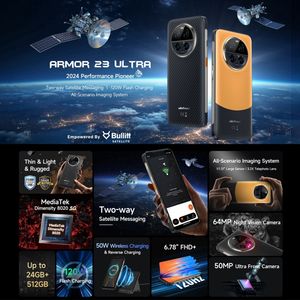 ในสต็อกUlefone Armor 23 Ultra<span class=keywords><strong>โทรศัพท์</strong></span>5Gสมาร์ทโฟน12GB + 512GB 6.78นิ้วAndroid Satelliteการส่งข้อความFastไร้สายชาร์จ - Product Image 2