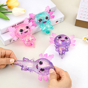 Juguete Sensorial de Maltosa Brillante y Colorido con Forma de Salamandra, Divertido para Aliviar el Estrés, Juguete Antiestrés de TPR para Niños - Product Image 2