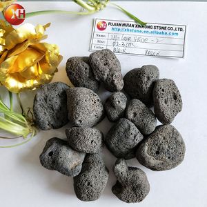 Pierre naturelle concassée en gros pour aménagement paysager, décoration, pavage, filtration, horticulture, pierre de barbecue, roche de lave, galet volcanique - Product Image 5