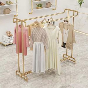 Perchas de Acero Inoxidable Personalizadas para Exhibición en Tiendas, Perchas de Boutique, Perchas Doradas - Product Image 3