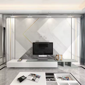 Moderno simplicidad geometría <span class=keywords><strong>TV</strong></span> Fondo Mural Papier Peint Marbre para la decoración de la pared de la sala de dibujo - Product Image 2